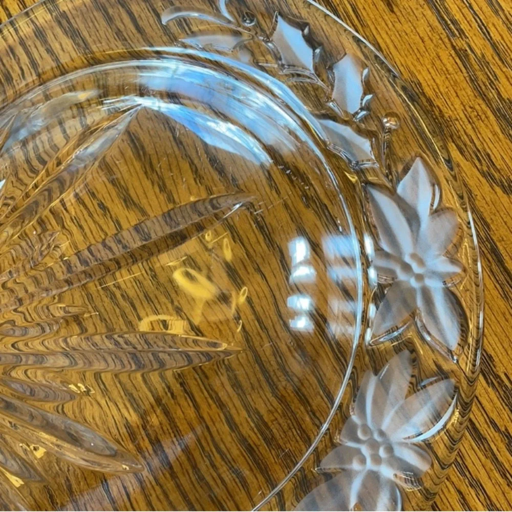 Mikasa 13 inch crystal heart dish - Picture 7 of 8